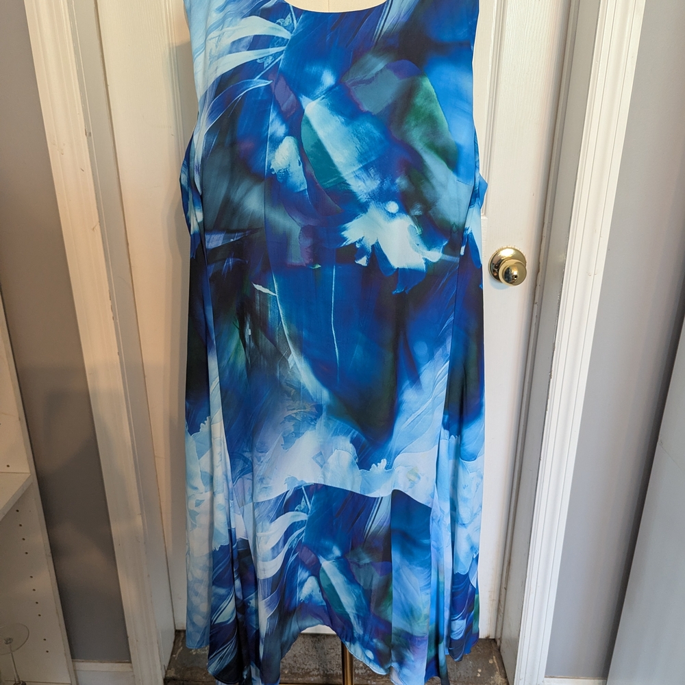 Julia Jordan Vibrant Blue Midi Dress